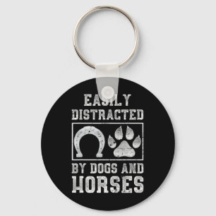 Porte-clés Chien Amoureux des animaux Cheval équitation Cheva