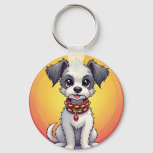 Porte-clés 🐶 Chien Animé Mignon Pour Style De Tous Les Jours