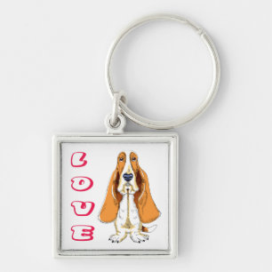 Porte-clés Chien Basset Hound