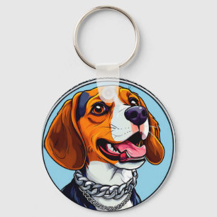 Porte-clés Chien beagle mignon