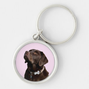 Porte-clés Chien Bébé Labrador Retriever Noir Brun