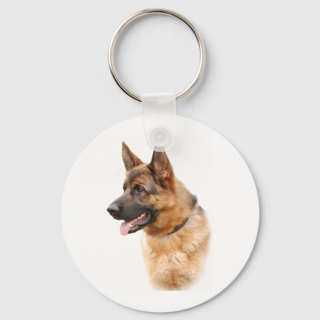 Porte-clés Chien berger allemand (Recto)