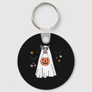 Porte-clés Chien Border Collie Femme Noir Et Blanc Boo