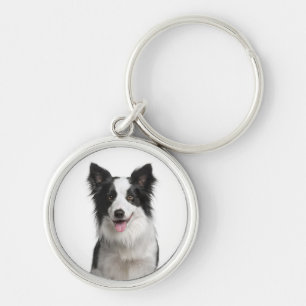 Porte-clés Chien Border Collie Puppy Amour