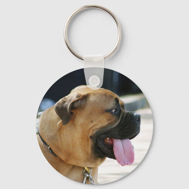 Porte-clés Chien Bullmastiff (Recto)