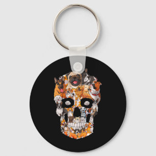Porte-clés Chien Chien Chien Chien Chien Chien Paw Lover Hall