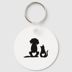 Porte-clés Chien Chien Chien Et Chien Bébé Et Amoureux des ch