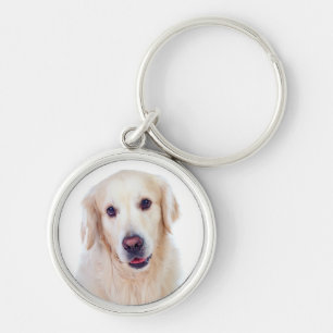 Porte-clés Chien Chiot Retriever Doré Amour