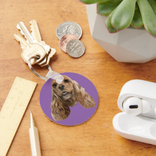Porte-clés Chien Cocker Spaniel Mignon