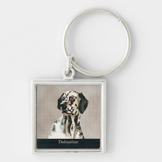 Porte-clés chien dalmate (Devant)