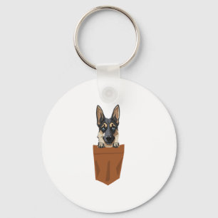 Porte-clés Chien dans Pocket Funny Chien pour Amoureux de les