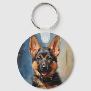 Porte-clés Chien de berger allemand chiot