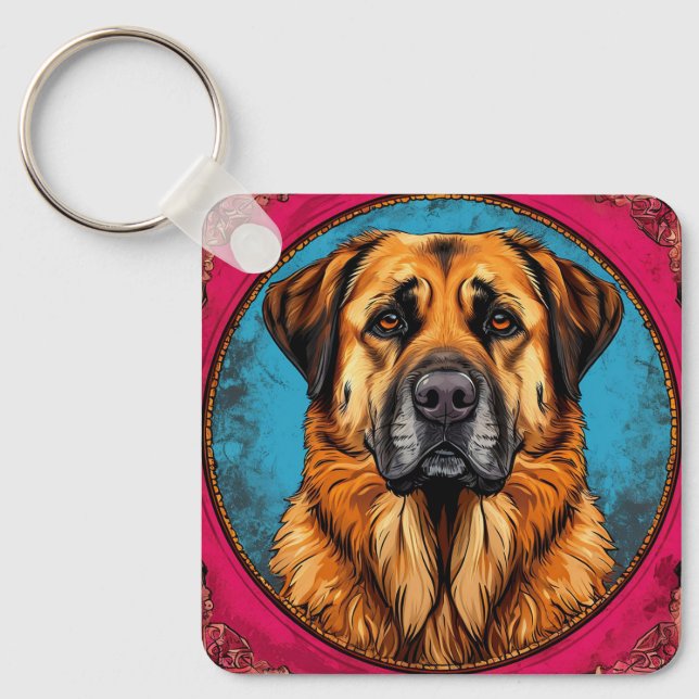 Porte-clés Chien de berger d'Anatolie (Recto)