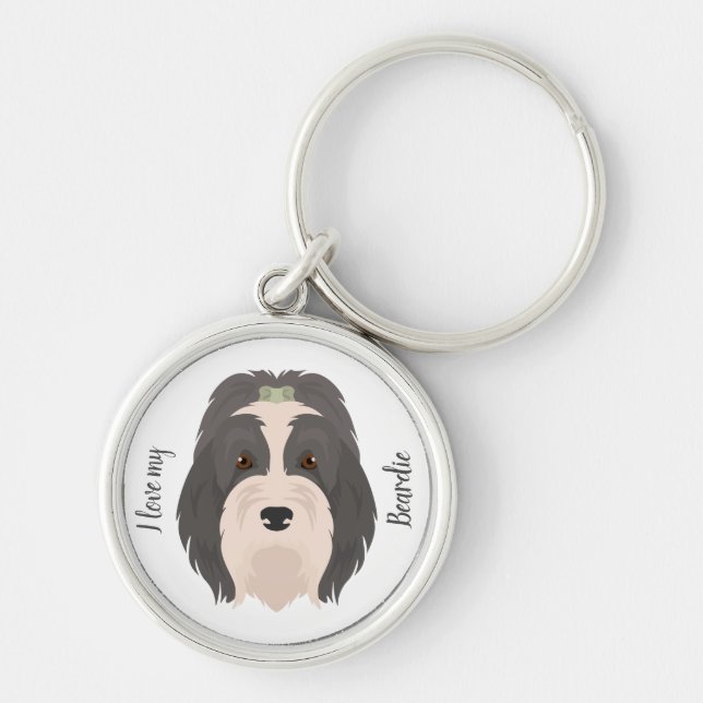 Porte-clés Chien de Collie (Devant)