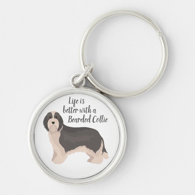 Porte-clés Chien de Collie (Devant)