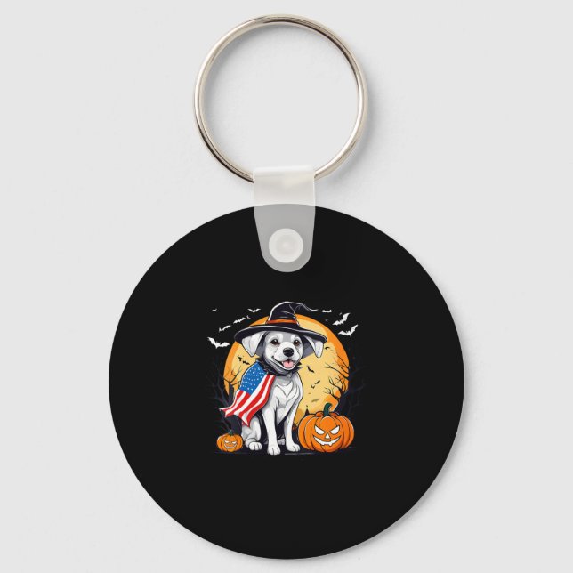 Porte-clés Chien de Halloween pour femmes  (Recto)