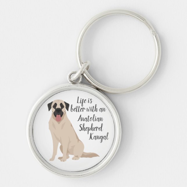 Porte-clés Chien de Kangal de Berger Anatolien (Devant)