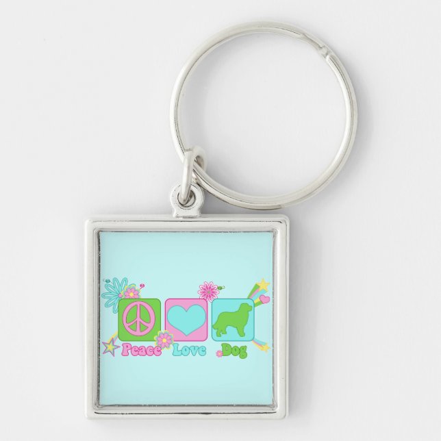 Porte-clés Chien de montagne bernois (Devant)