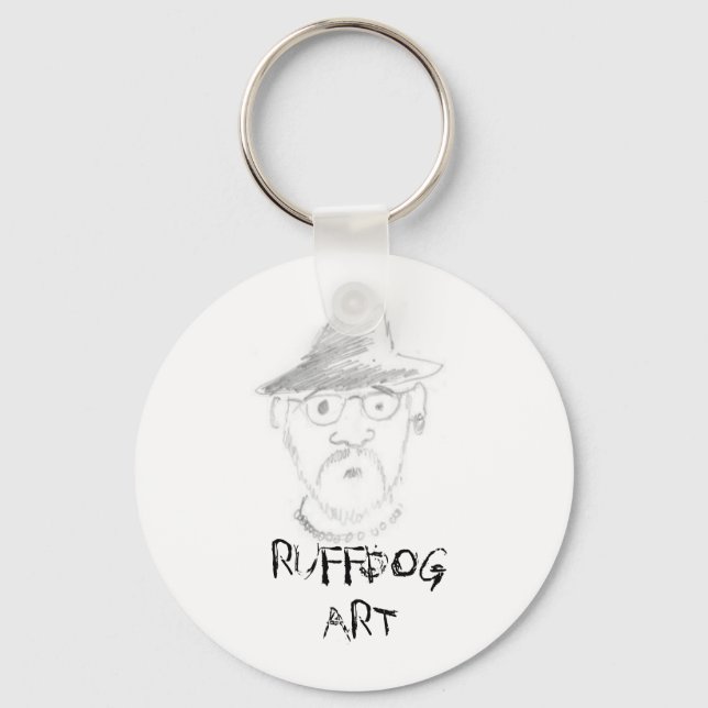 Porte-clés Chien de poche, ARTISANAT DE RUFFDOG (Recto)