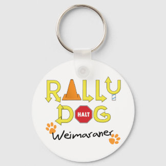 Porte-clés Chien de rallye Weimaraner