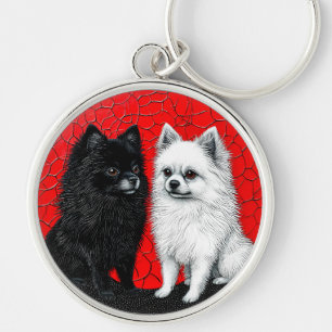 Porte-clés Chien de spitz japonais