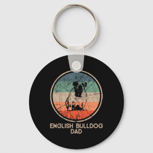 Porte-clés Chien de taureau - Vintage anglais Chien de taurea