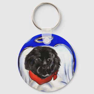 Porte-clés Chien de Terre-Neuve