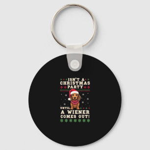 Porte-clés Chien de Vienne drôle cool Noël Dachshund Vacances