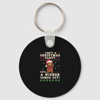 Porte-clés Chien de Vienne drôle cool Noël Dachshund Vacances