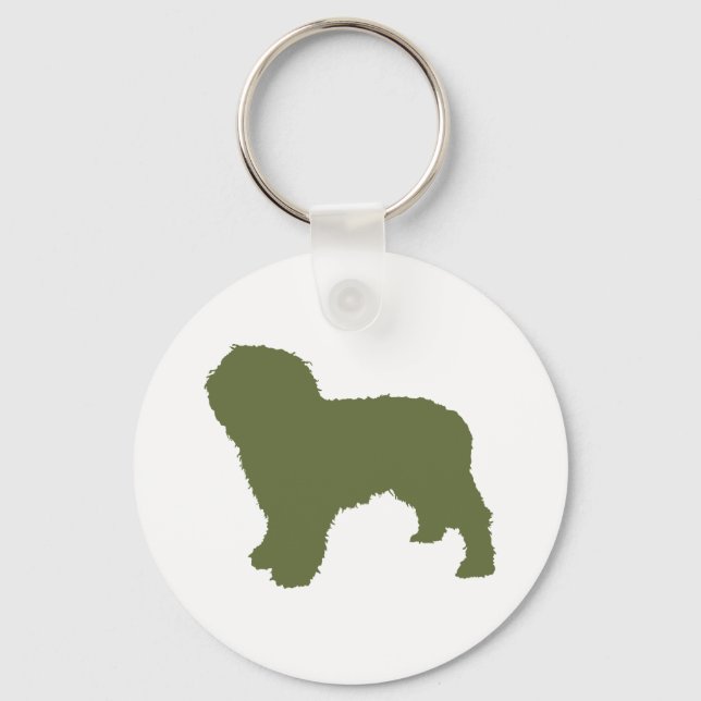 Porte-clés Chien d'eau espagnol (Recto)
