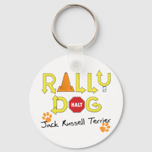 Porte-clés Chien du rallye Jack Russell Terrier