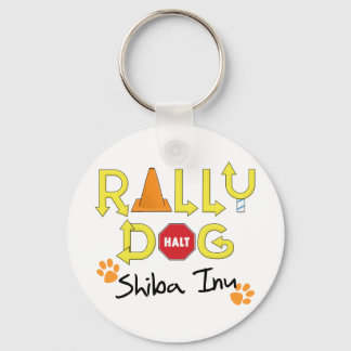 Porte-clés Chien du rallye Shiba Inu