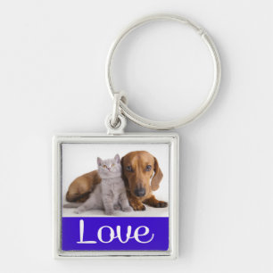 Porte-clés Chien et Chaton Puppy Dachshund