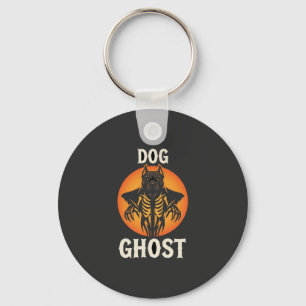 Porte-clés Chien Fantôme Halloween Horreur Vecteur