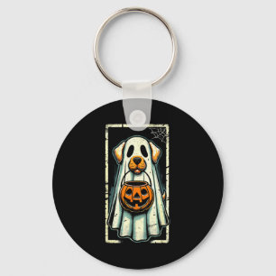 Porte-clés Chien fantôme mignon hommes femmes enfants Hallowe