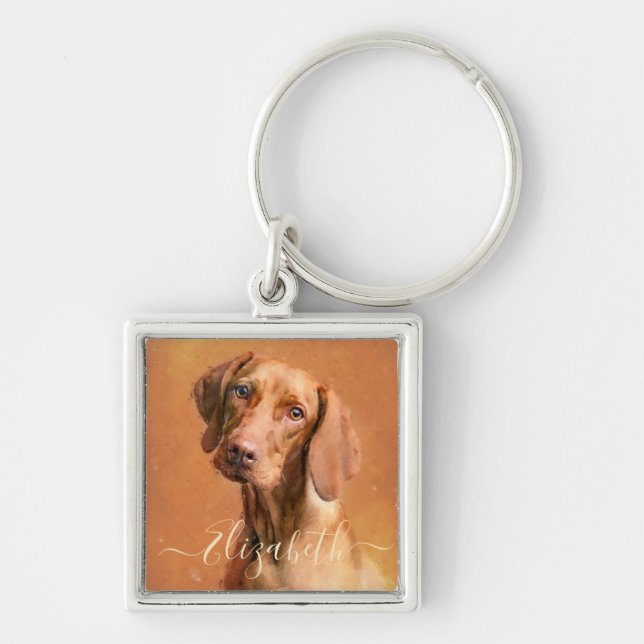 Porte-clés Chien hongrois de Vizsla (Devant)