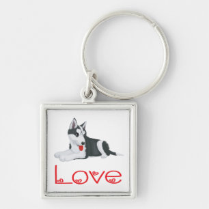 Porte-clés Chien Husky Sibérien