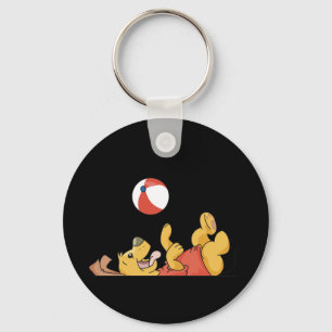 Porte-clés Chien jouant avec des T-shirts et des cadeaux de b