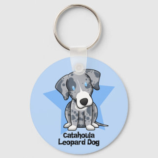 Porte-clés Chien léopard étoile de Kawaii Catahoula