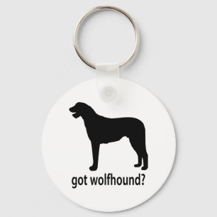 Porte-clés Chien-loup irlandais obtenu