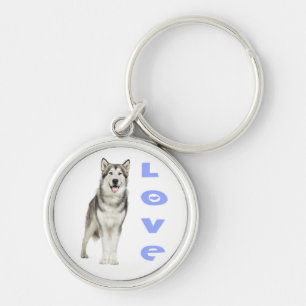 Porte-clés Chien Malamute d'Alaska