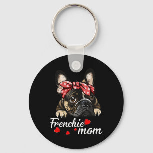 Porte-clés Chien Maman French Bulldog Maman Aime la fête des 