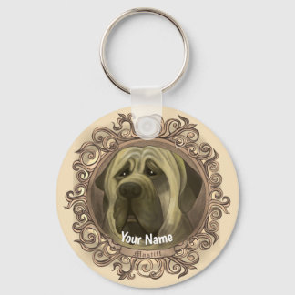 Porte-clés Chien Mastiff