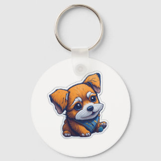 Porte-clés chien mignon