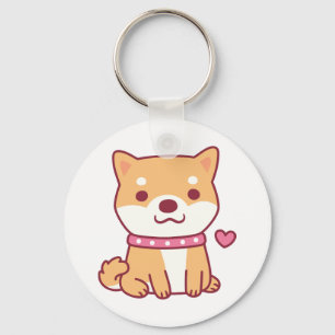 Porte-clés Chien mignon Shiba Inu