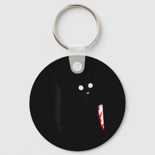 Porte-clés Chien noir drôle mignon kawaii épouvantable Hallow