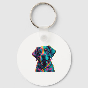 Porte-clés Chien Pop Art pour ajouter de la gaieté et de la c