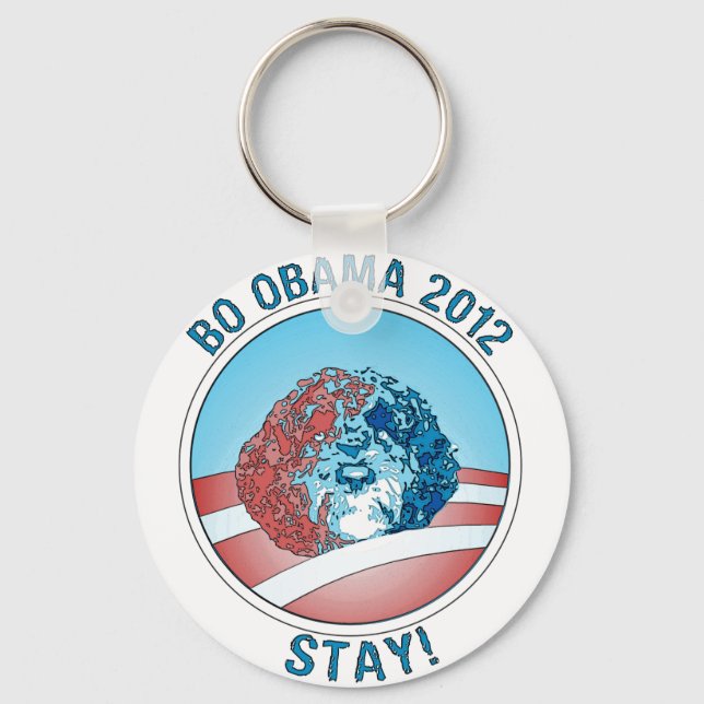 Porte-clés Chien Pro-Bo Obama 2012 (Recto)