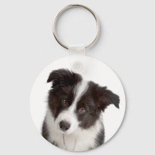 Porte-clés Chien Puppy Border Collie Amour