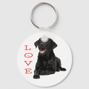 Porte-clés Chien Puppy Labrador Retriever Noir Amo